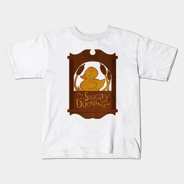 Snuggly Duckling Kids T-Shirt by Woah_Jonny